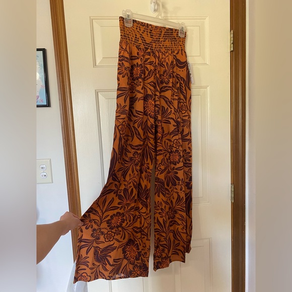 Patrons of Peace Pants - Patron of Peace Flowy Pants // Size Small // Orange, Brownish